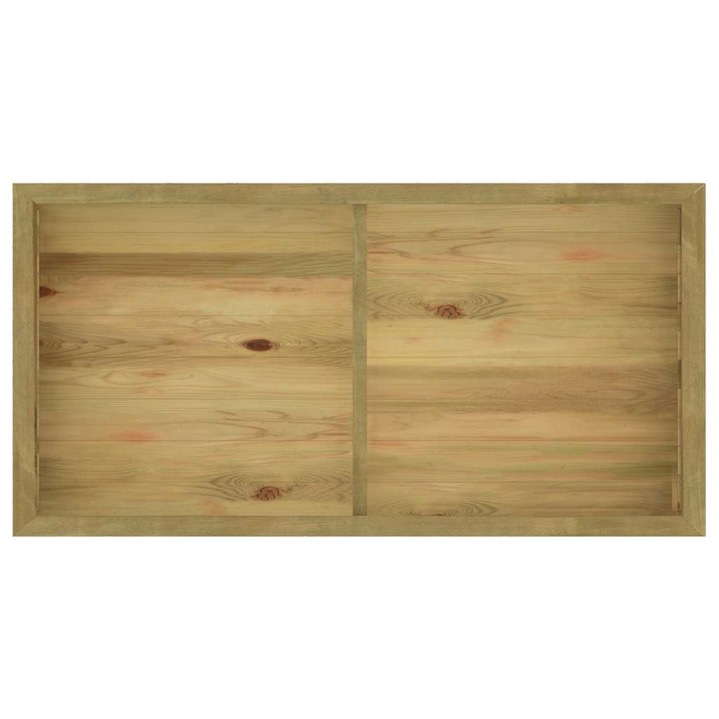 Lovelis, 196x100x50cm, impregnuota pušies mediena