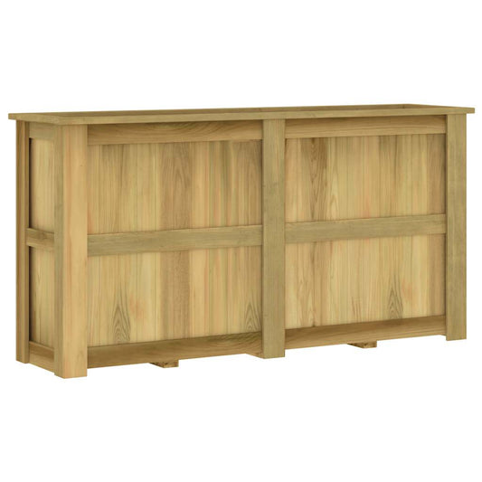 Lovelis, 196x50x100cm, impregnuota pušies mediena