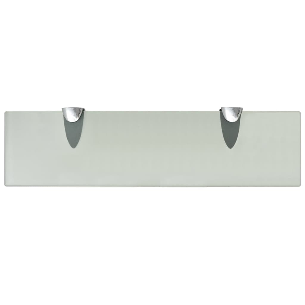 Pakabinamos lentynos, 2vnt., 40x10cm, stiklas, 8mm (243771x2)