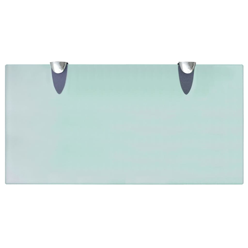 Pakabinamos lentynos, 2vnt., 40x20cm, stiklas, 8mm (243779x2)