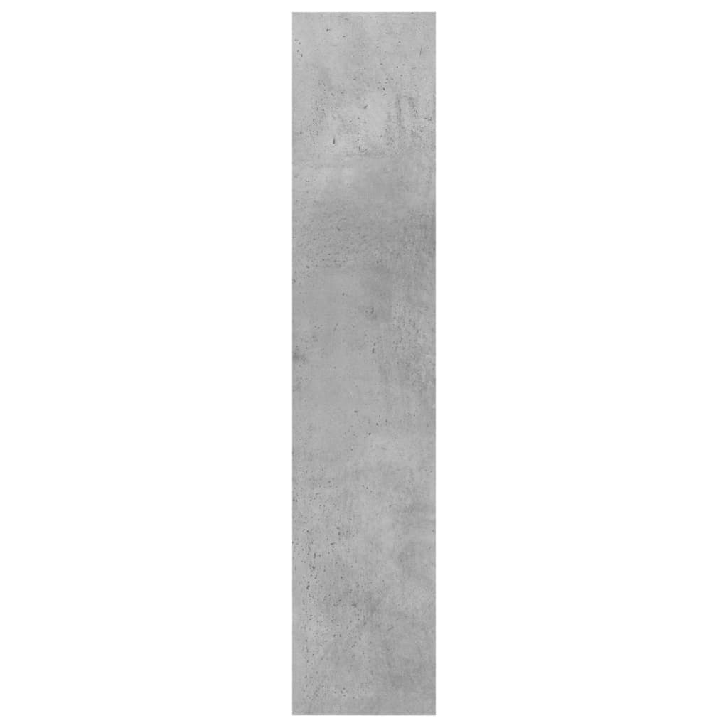 Sieninė lentyna, betono pilka, 90x16x78cm, apdirbta mediena