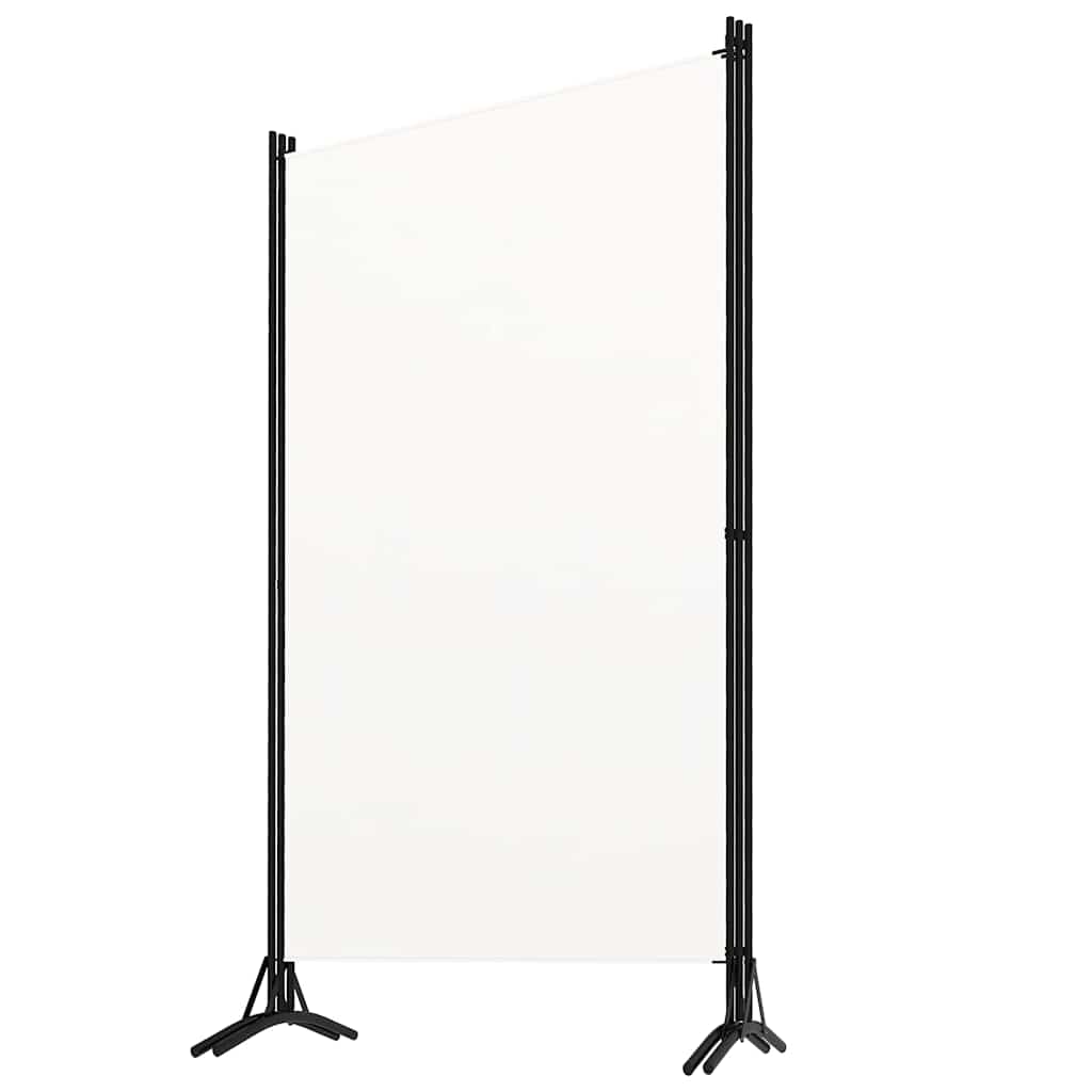 Kambario pertvara, 3 dalių, baltos spalvos, 260x180cm, audinys