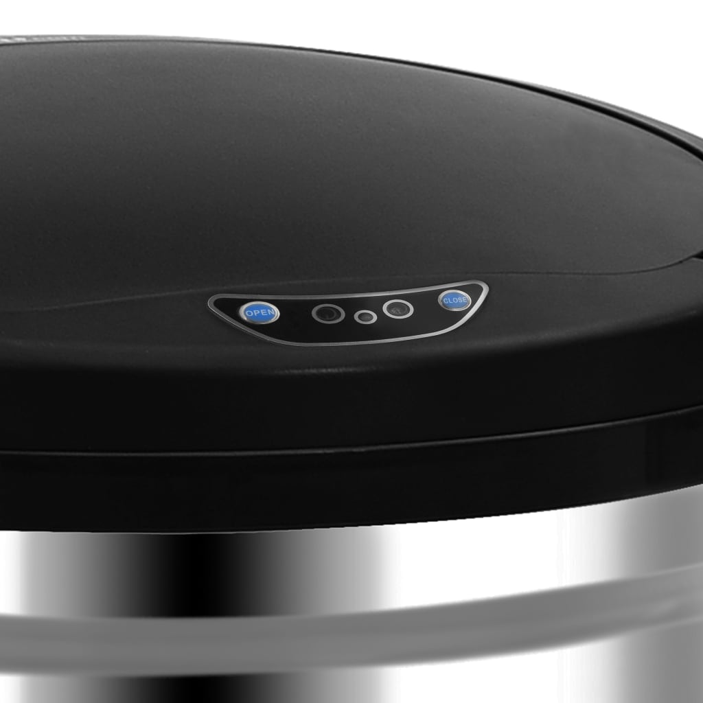 Automatinė šiukšliadėžė su jutikliu, nerūdijantis plienas, 50l