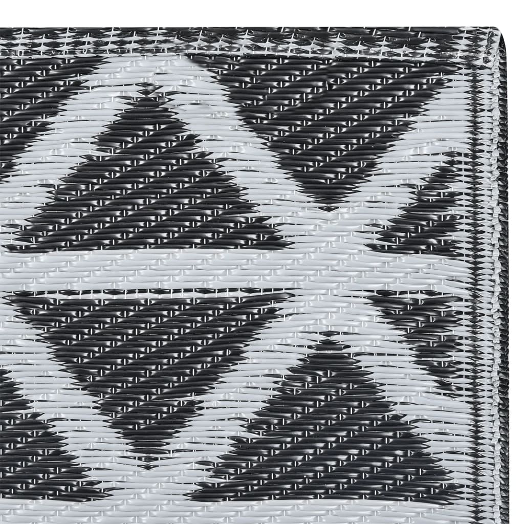 Lauko kilimas, ARAKIL juodos spalvos, 80x150cm, PP