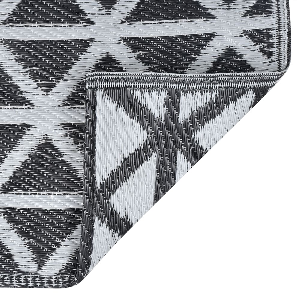 Lauko kilimas, ARAKIL juodos spalvos, 80x150cm, PP