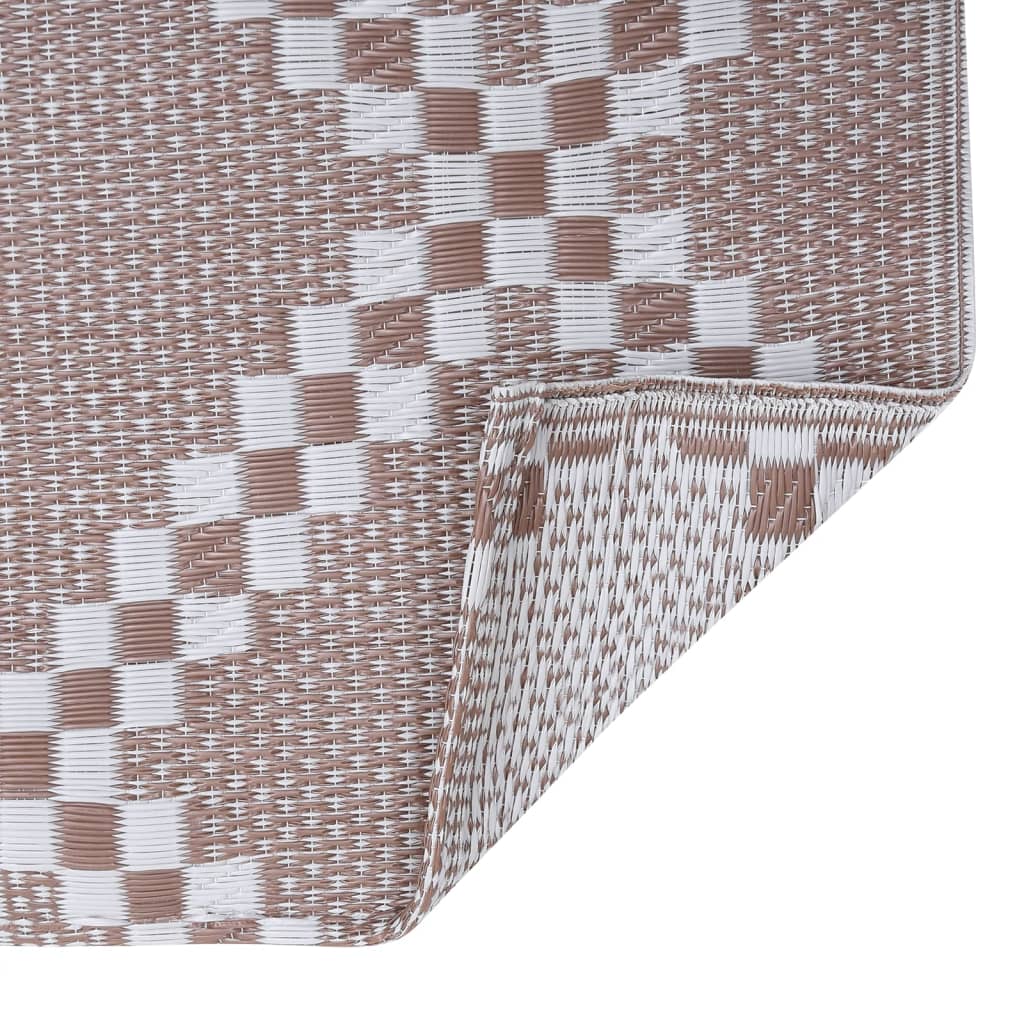 Lauko kilimas, ARAKIL rudos spalvos, 80x150cm, PP