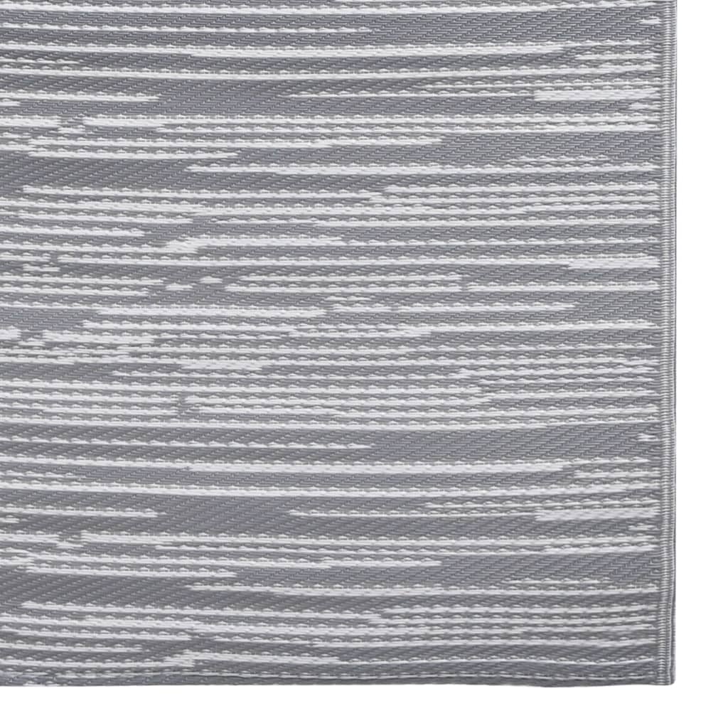 Lauko kilimas, ARAKIL pilkos spalvos, 160x230cm, PP