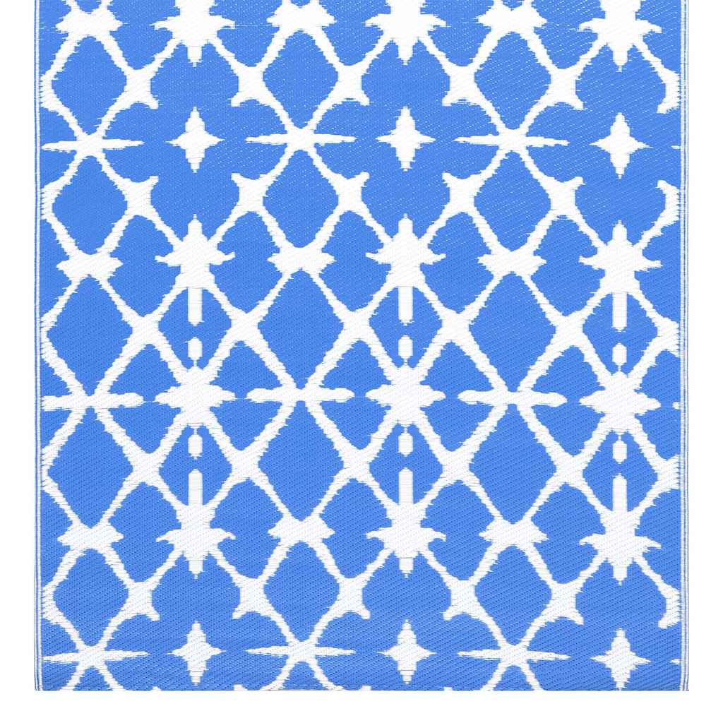 Lauko kilimas, ARAKIL mėlynos ir baltos spalvos, 190x290cm, PP