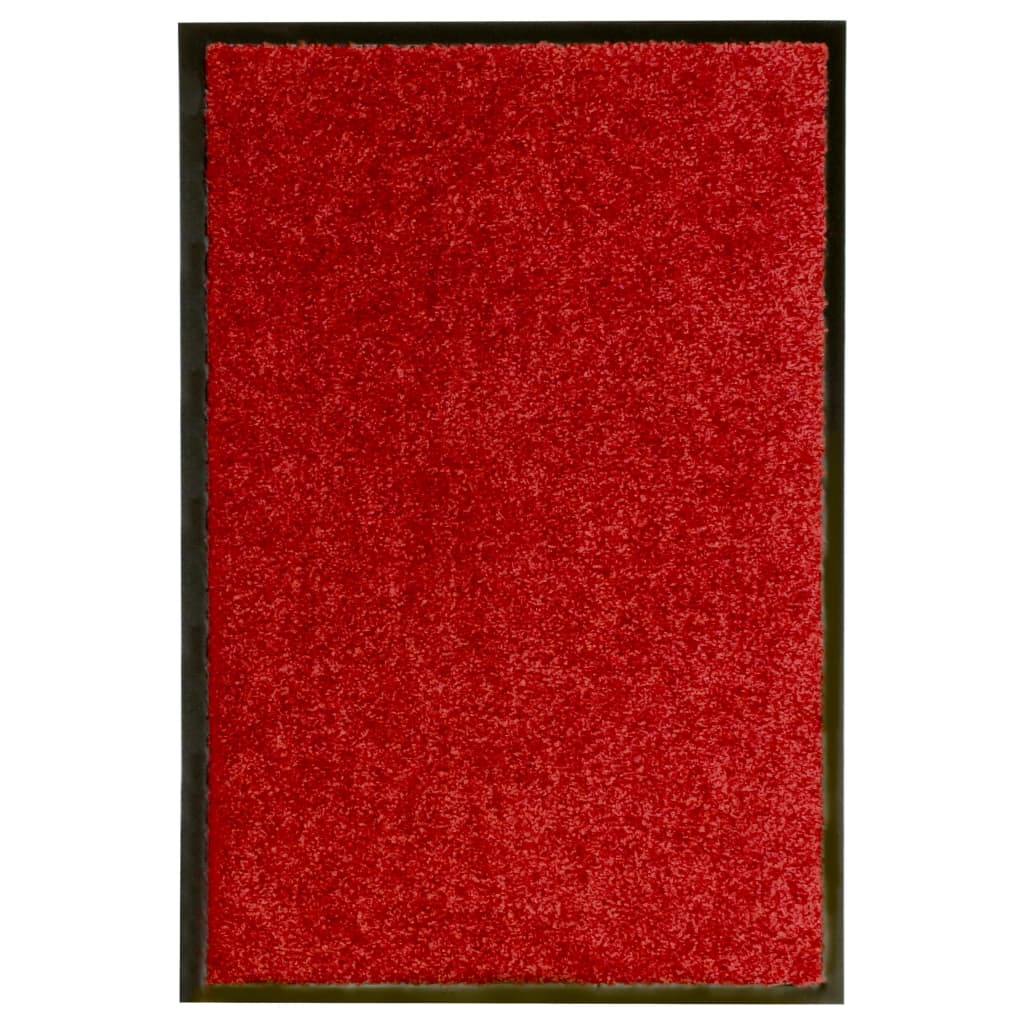 Durų kilimėlis, raudonos spalvos, 40x60cm, plaunamas