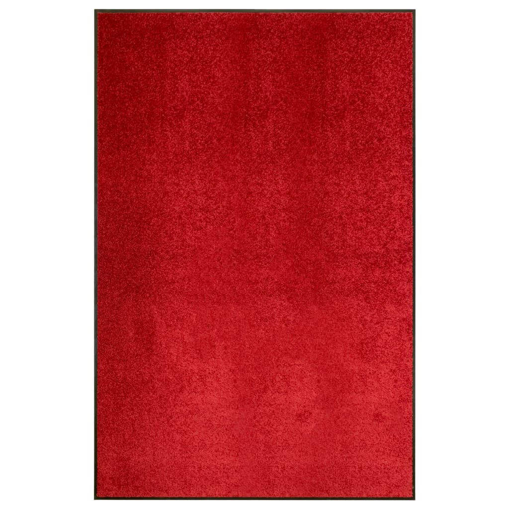Durų kilimėlis, raudonos spalvos, 120x180cm, plaunamas