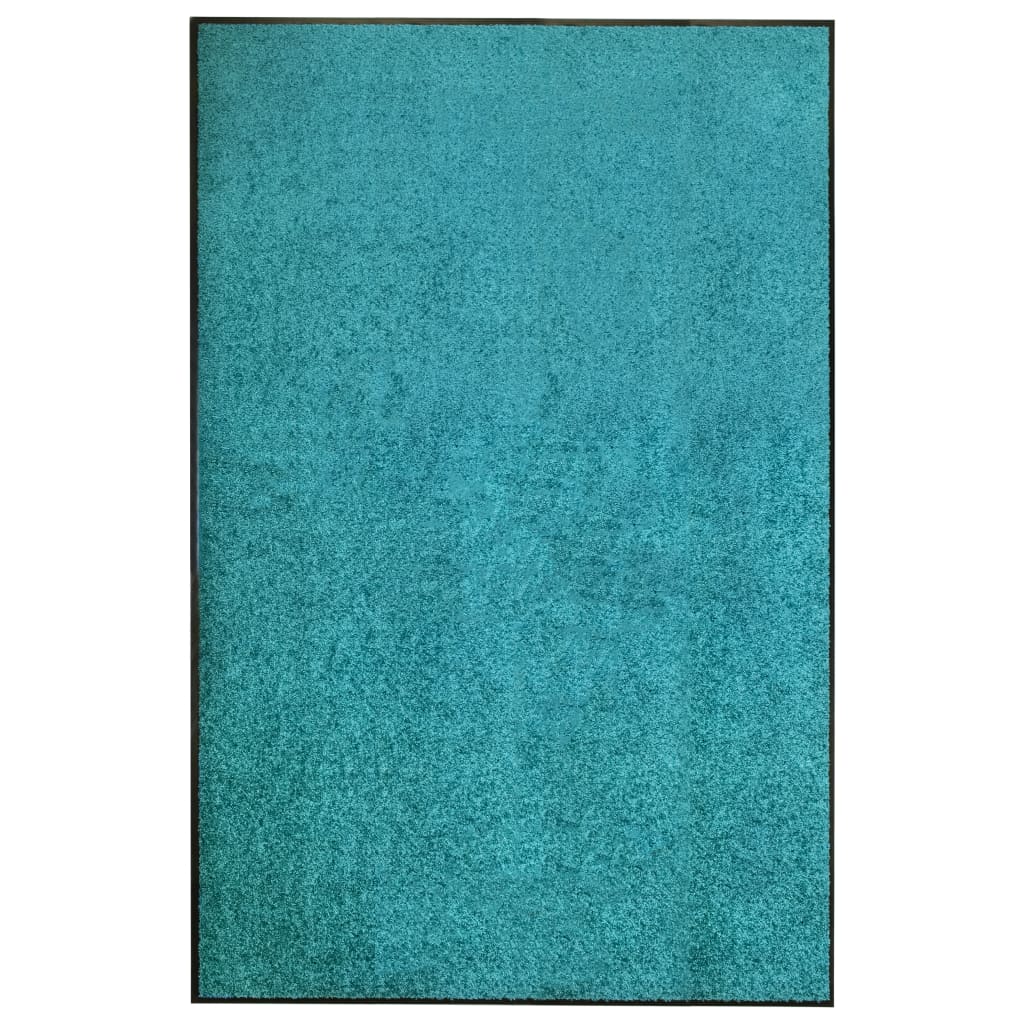 Durų kilimėlis, žydros spalvos, 120x180cm, plaunamas