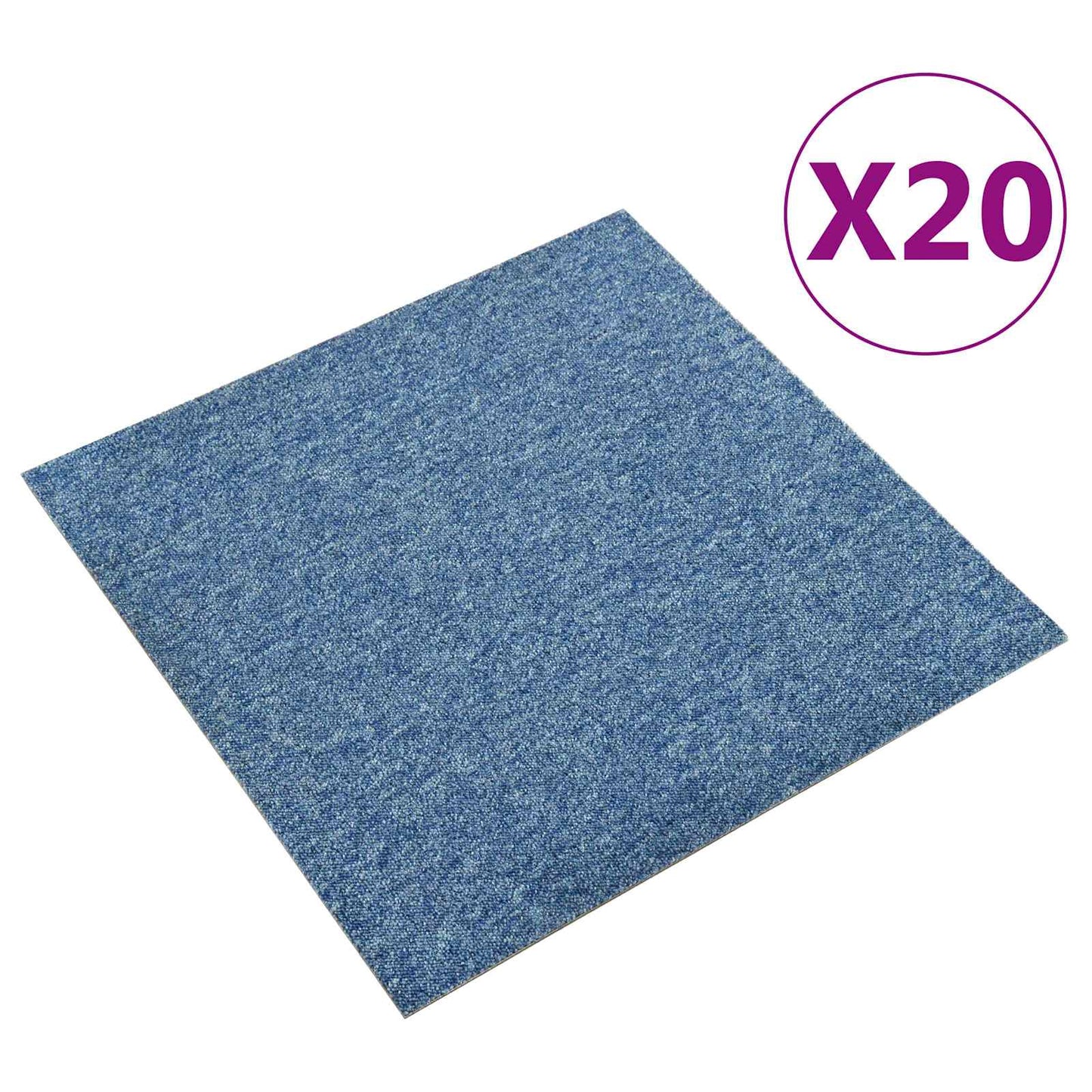 Kilimas 20 pcs Mėlyna 50 x 50 cm 100% polipropileno