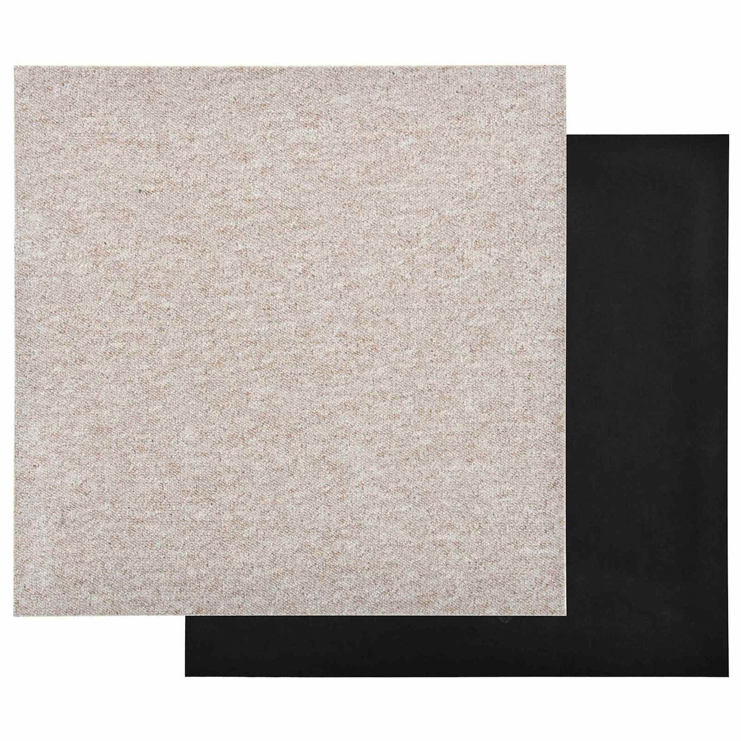Kilimas 20 pcs Šviesiai smėlinė 50 x 50 cm 100% polipropileno