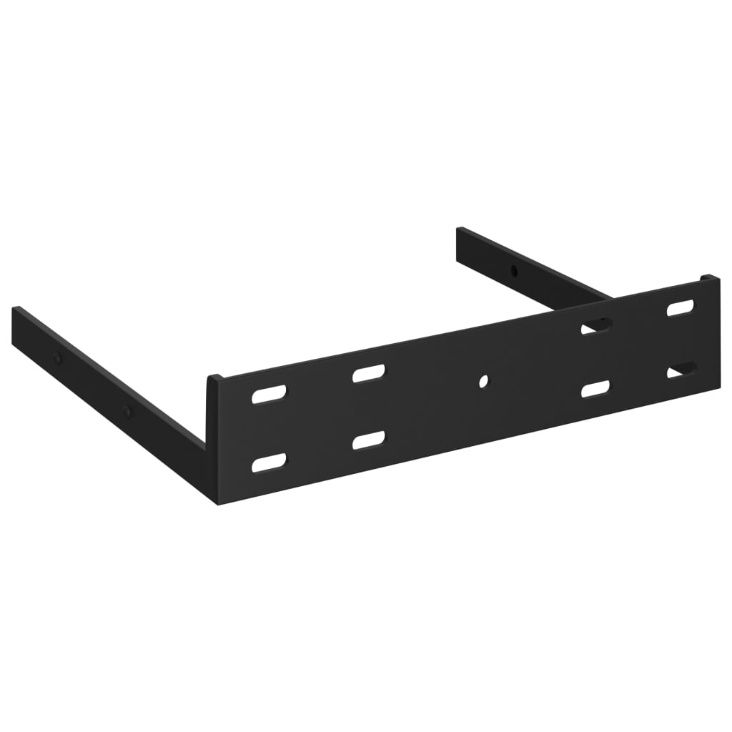 Pakabinamos lentynos, 2vnt., baltos, 23x23,5x3,8cm, MDF