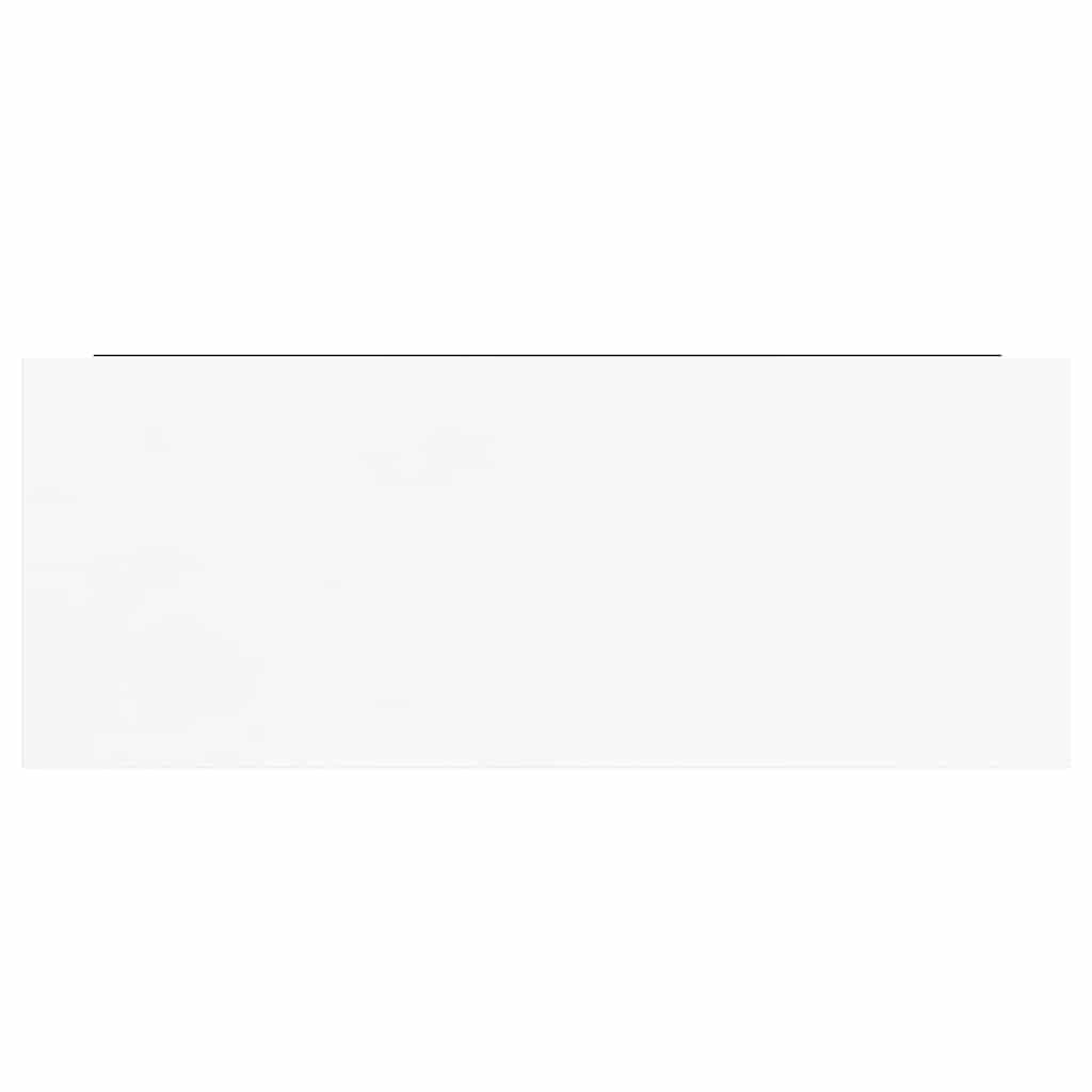 Pakabinamos lentynos, 4vnt., baltos, 60x23,5x3,8cm, MDF