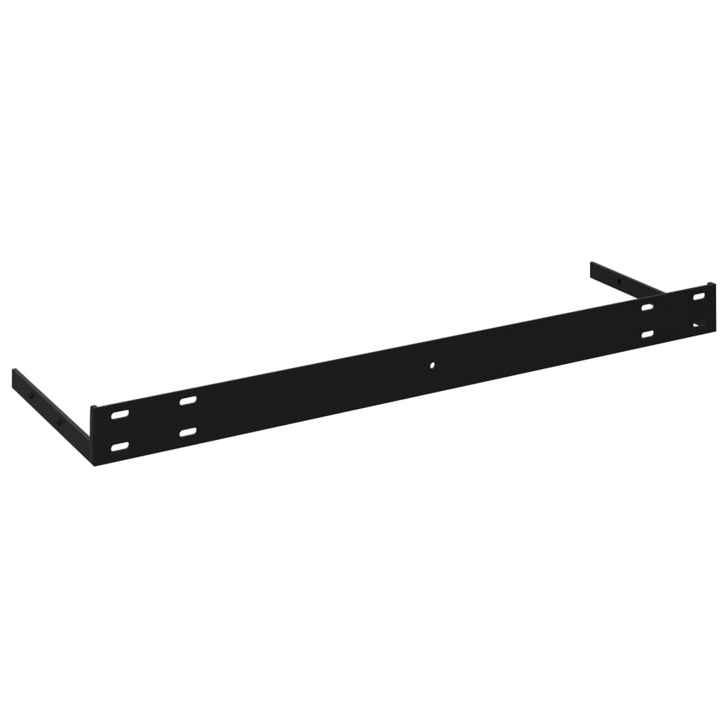 Pakabinamos lentynos, 4vnt., pilkos, 120x23,5x3,8cm, MDF