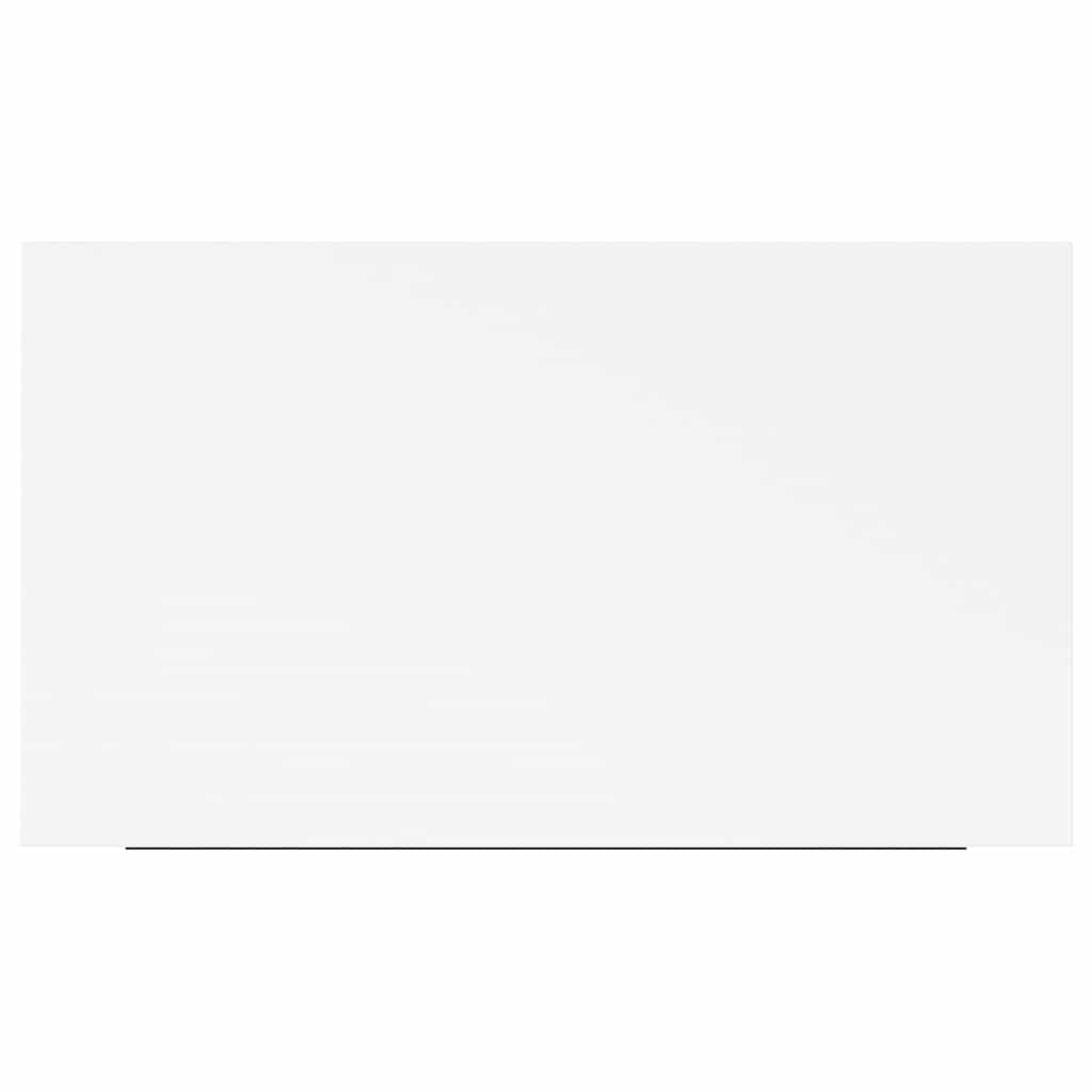 Pakabinamos sieninės lentynos, 2vnt., baltos, 40x23x3,8cm, MDF