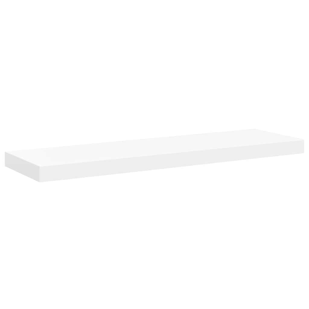 Pakabinama sieninė lentyna, balta, 80x23,5x3,8cm, MDF