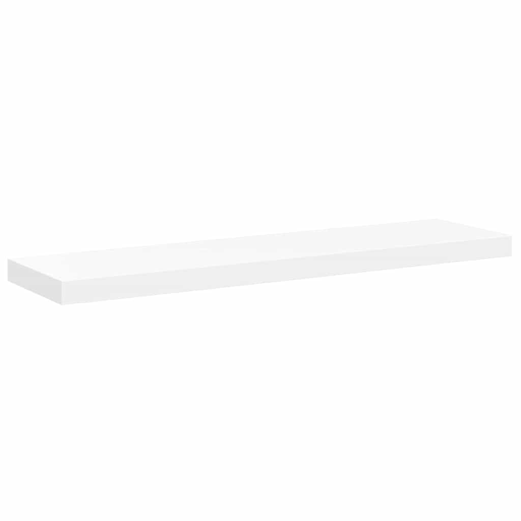 Pakabinama sieninė lentyna, baltos spalvos, 90x23,5x3,8cm, MDF