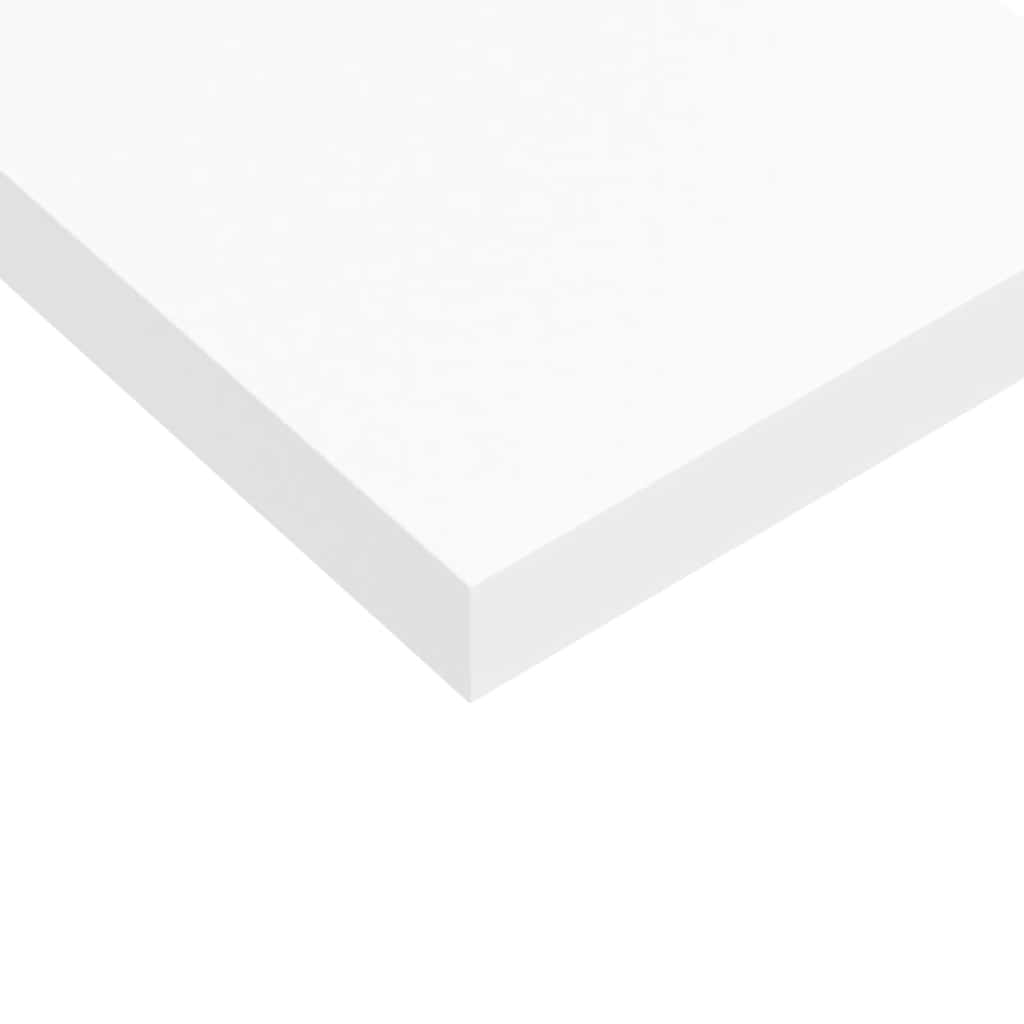 Pakabinama sieninė lentyna, baltos spalvos, 120x23,5x3,8cm, MDF