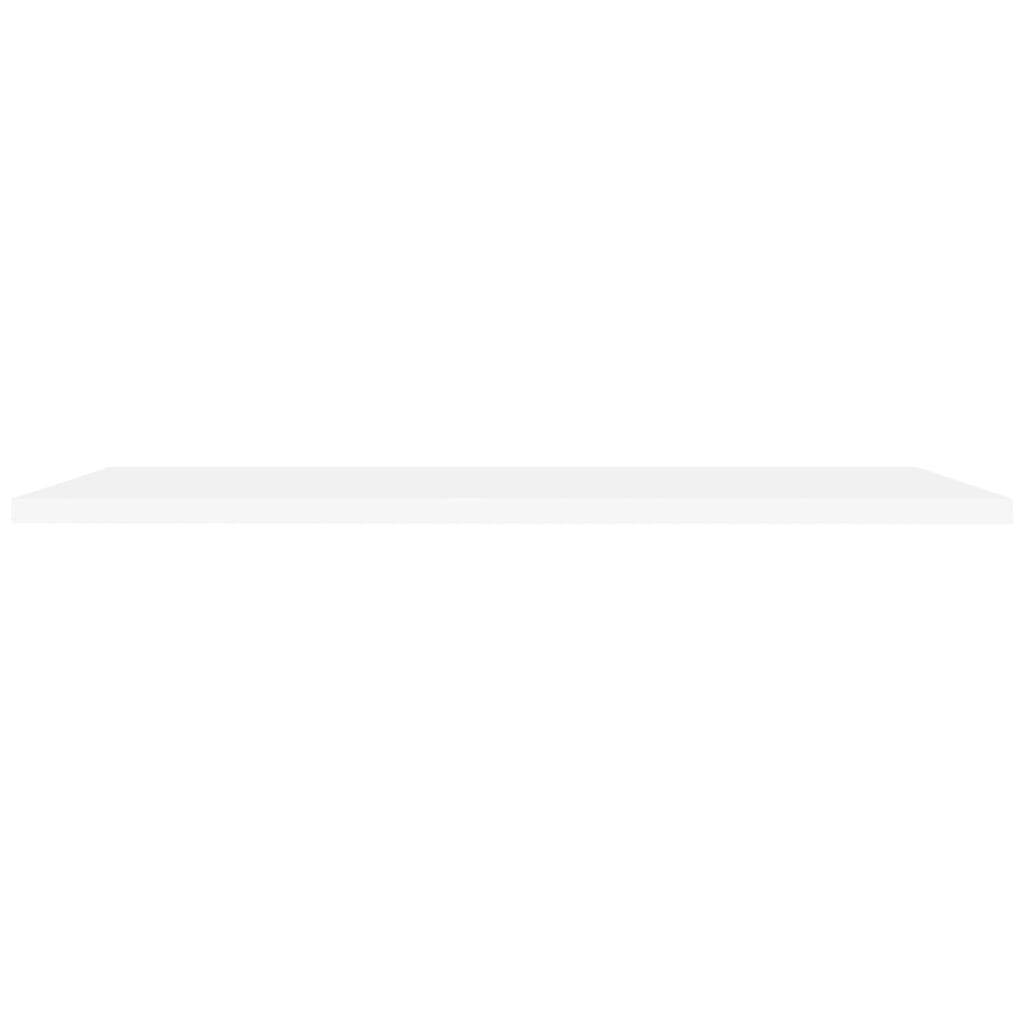 Pakabinamos lentynos, 2vnt., baltos, 120x23,5x3,8cm, MDF