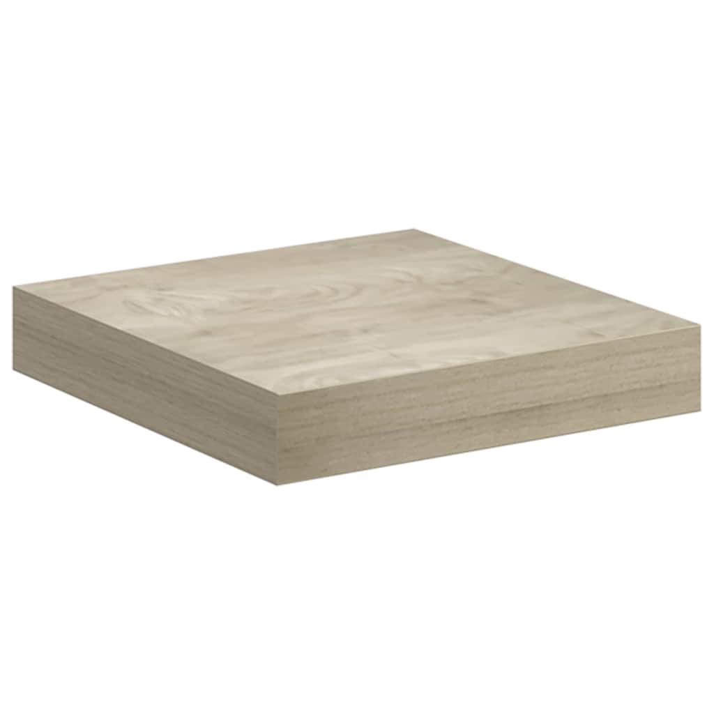 Pakabinama sieninė lentyna, ąžuolo spalvos, 23x23,5x3,8cm, MDF