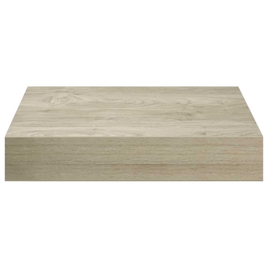Pakabinamos lentynos, 2vnt., ąžuolo, 23x23,5x3,8cm, MDF