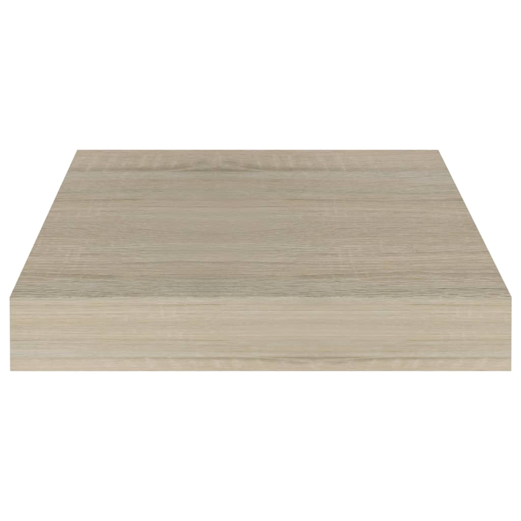 Pakabinamos lentynos, 4vnt., ąžuolo, 23x23,5x3,8cm, MDF