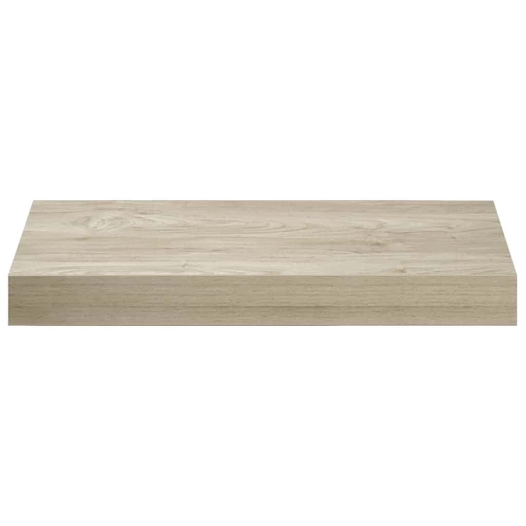 Pakabinamos sieninės lentynos, 2vnt., ąžuolo, 40x23x3,8cm, MDF