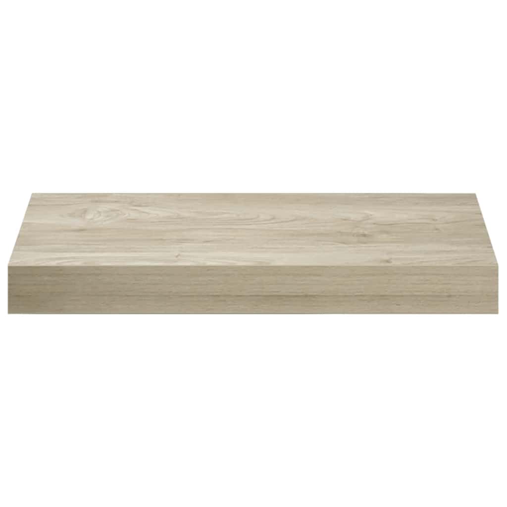 Pakabinamos sieninės lentynos, 2vnt., ąžuolo, 40x23x3,8cm, MDF