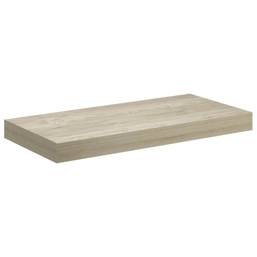 Pakabinama sieninė lentyna, ąžuolo spalvos, 50x23x3,8cm, MDF