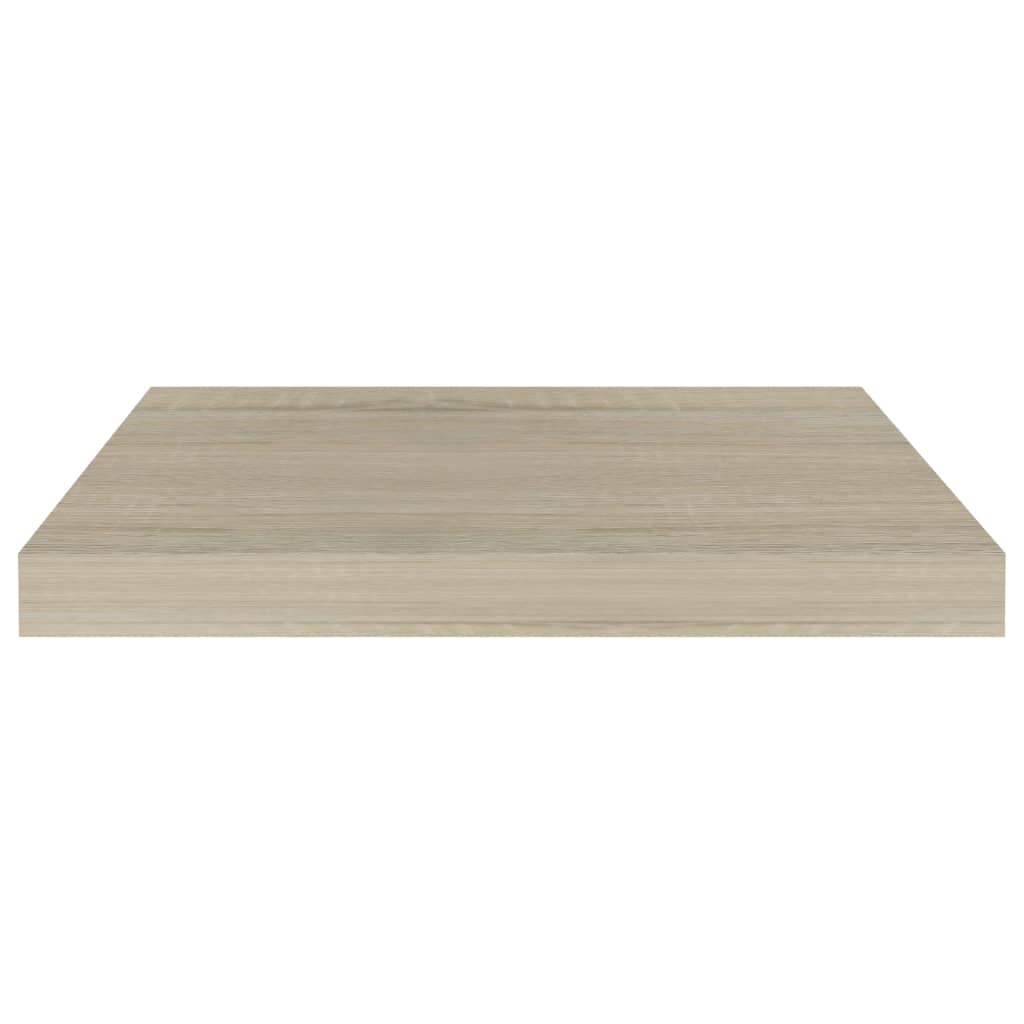 Pakabinamos sieninės lentynos, 4vnt., ąžuolo, 50x23x3,8cm, MDF