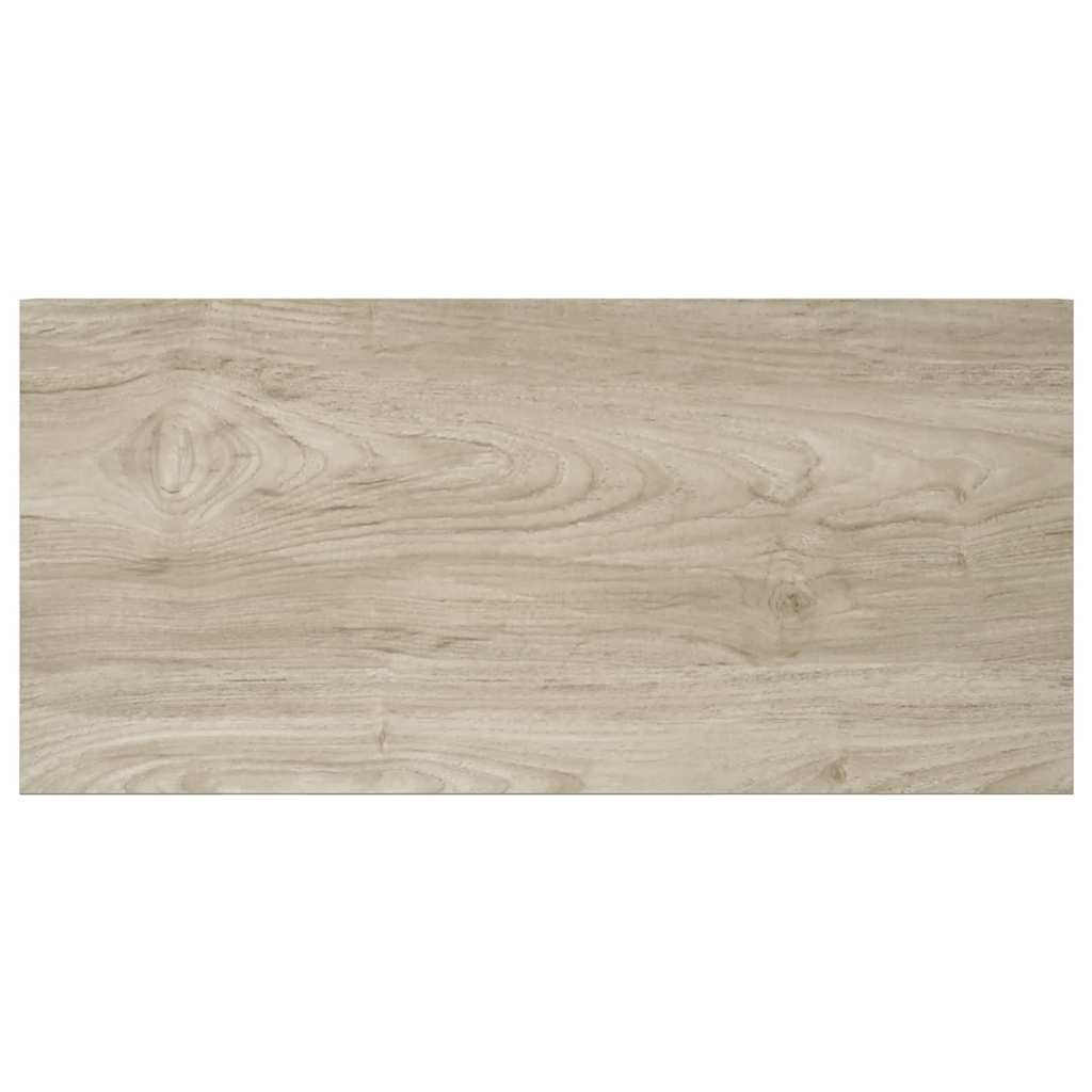 Pakabinamos sieninės lentynos, 4vnt., ąžuolo, 50x23x3,8cm, MDF