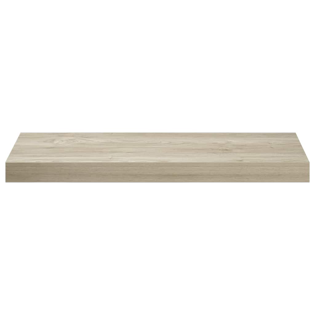 Pakabinamos lentynos, 2vnt., ąžuolo, 60x23,5x3,8cm, MDF