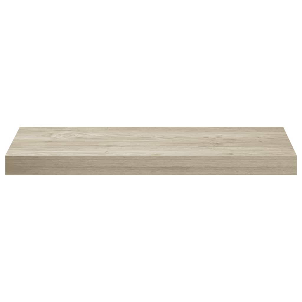 Pakabinamos lentynos, 4vnt., ąžuolo, 60x23,5x3,8cm, MDF