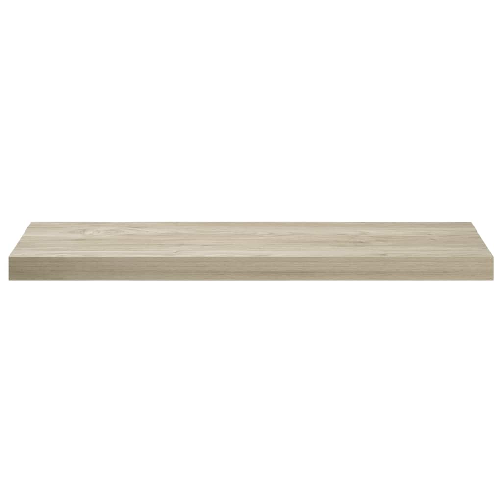 Pakabinamos lentynos, 2vnt., ąžuolo, 80x23,5x3,8cm, MDF