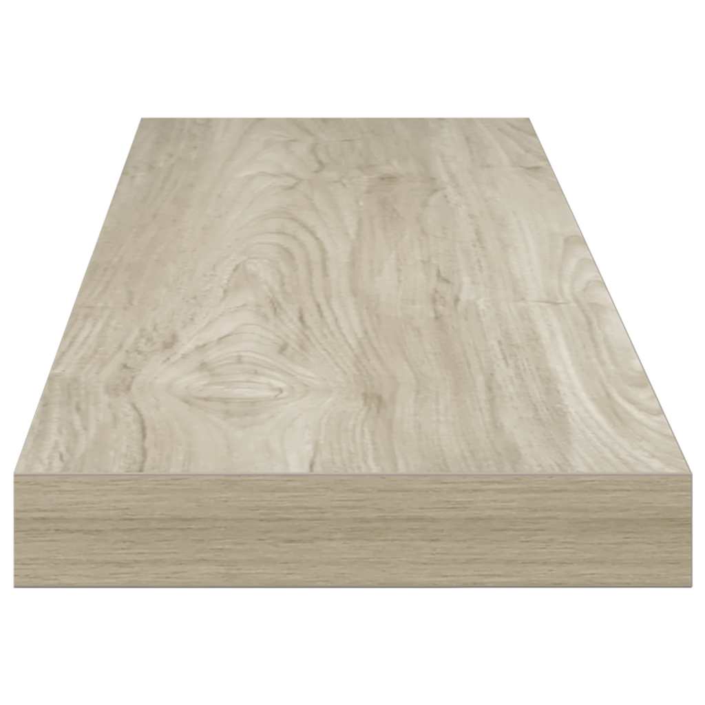 Pakabinamos lentynos, 4vnt., ąžuolo spalvos, 90x23,5x3,8cm, MDF