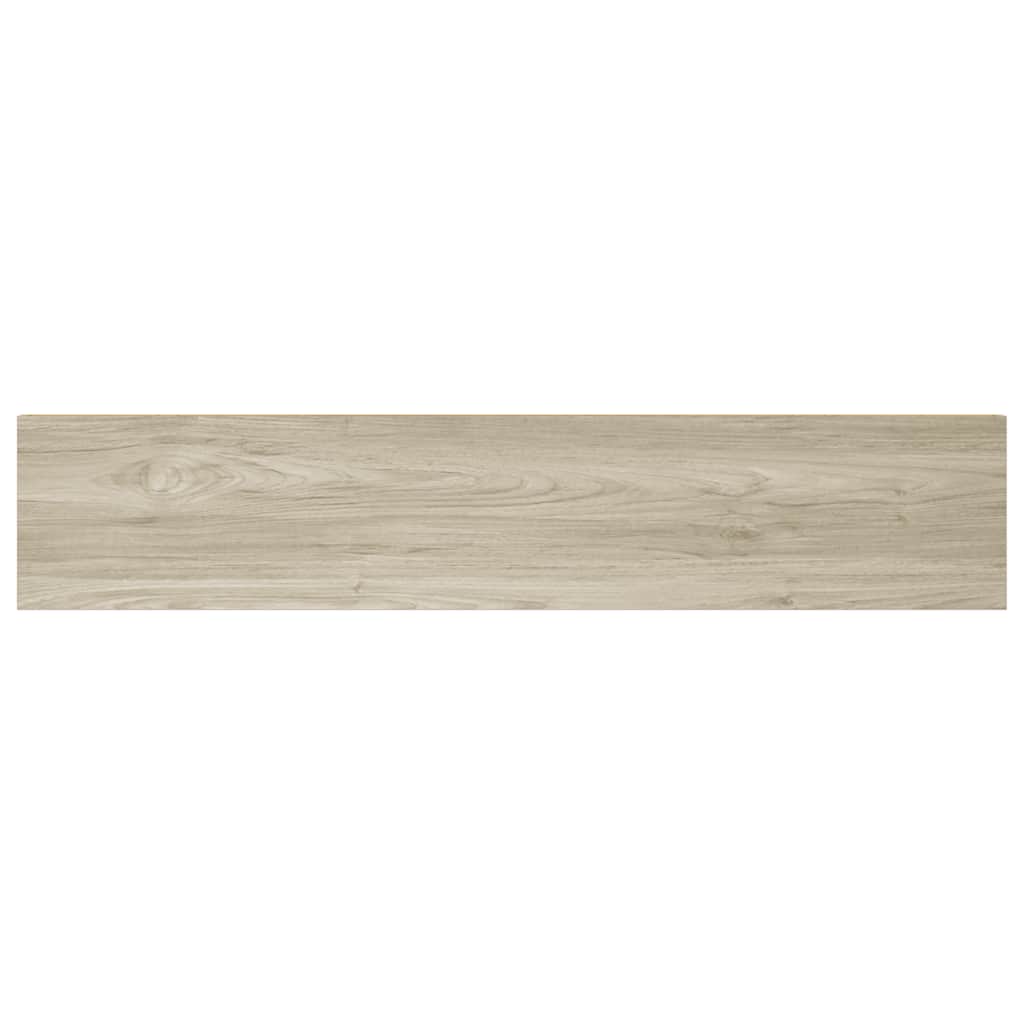 Pakabinamos lentynos, 2vnt., ąžuolo, 120x23,5x3,8cm, MDF