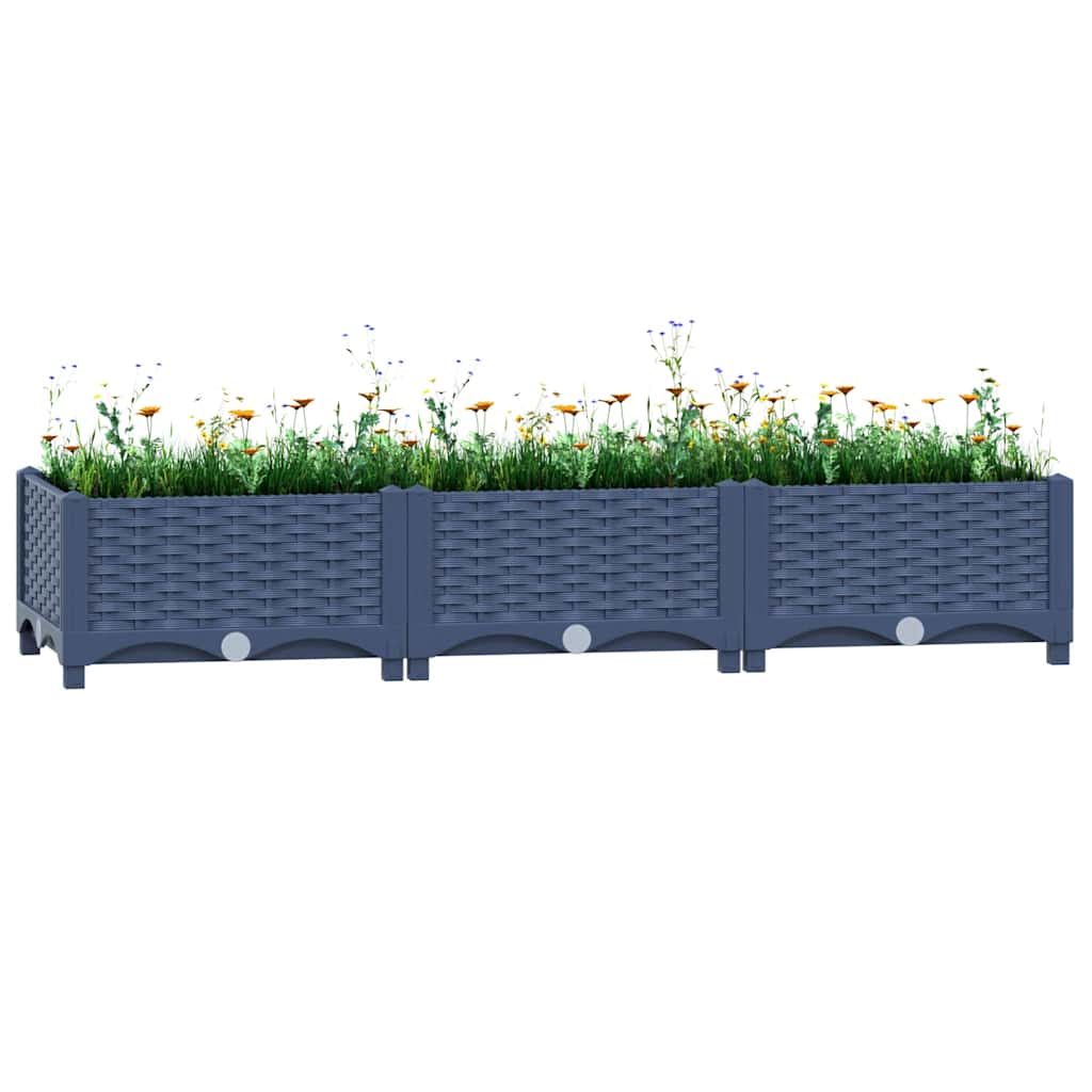 Aukštas lovelis, 120x40x23cm, polipropilenas