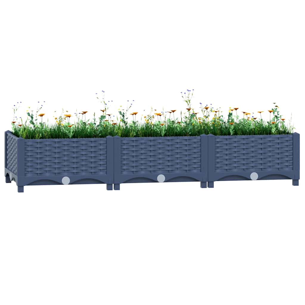 Aukštas lovelis, 120x40x23cm, polipropilenas
