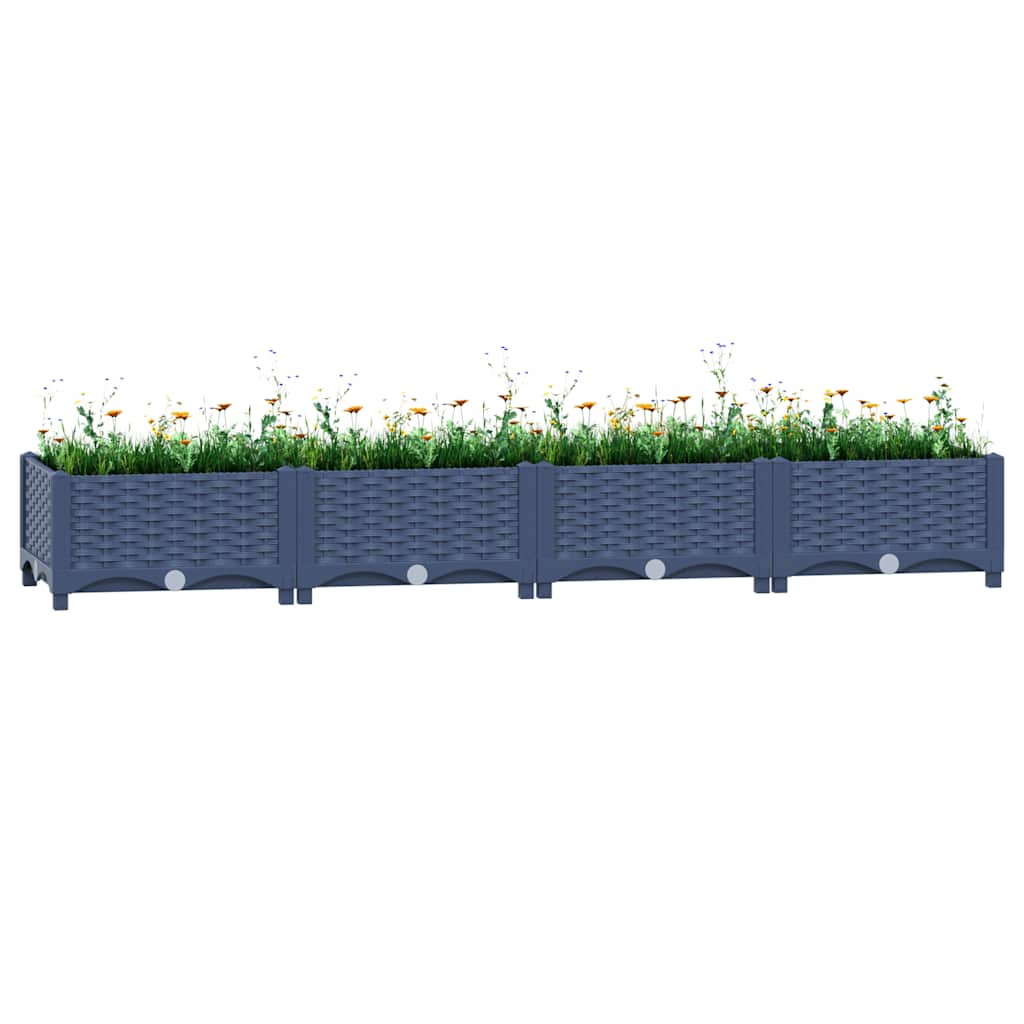 Aukštas lovelis, 160x40x23cm, polipropilenas