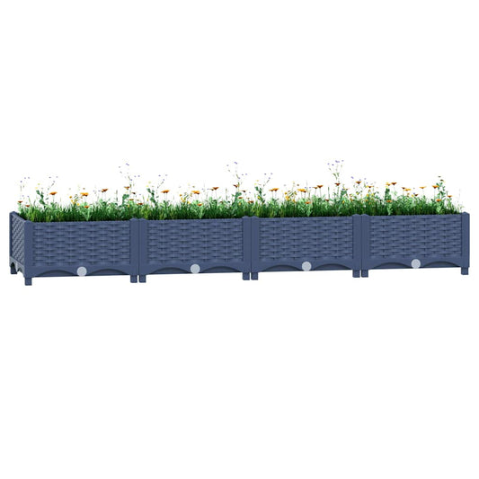 Aukštas lovelis, 160x40x23cm, polipropilenas
