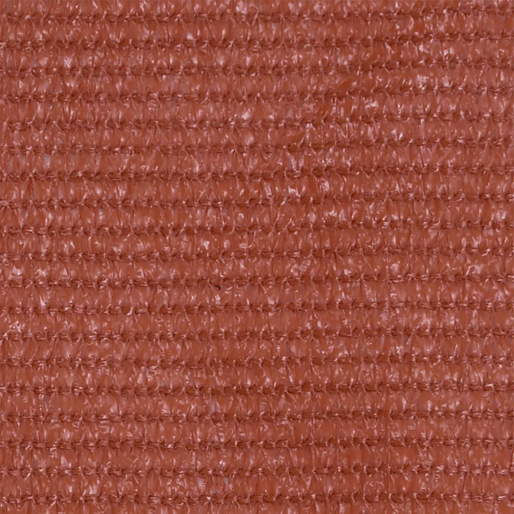 Balkono pertvara, terakota spalvos, 75x500cm, HDPE