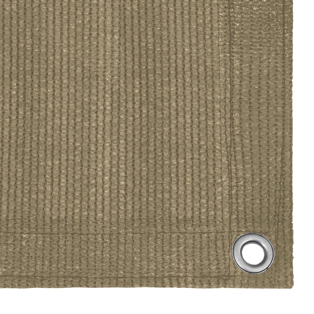 Balkono pertvara, taupe spalvos, 90x300cm, HDPE