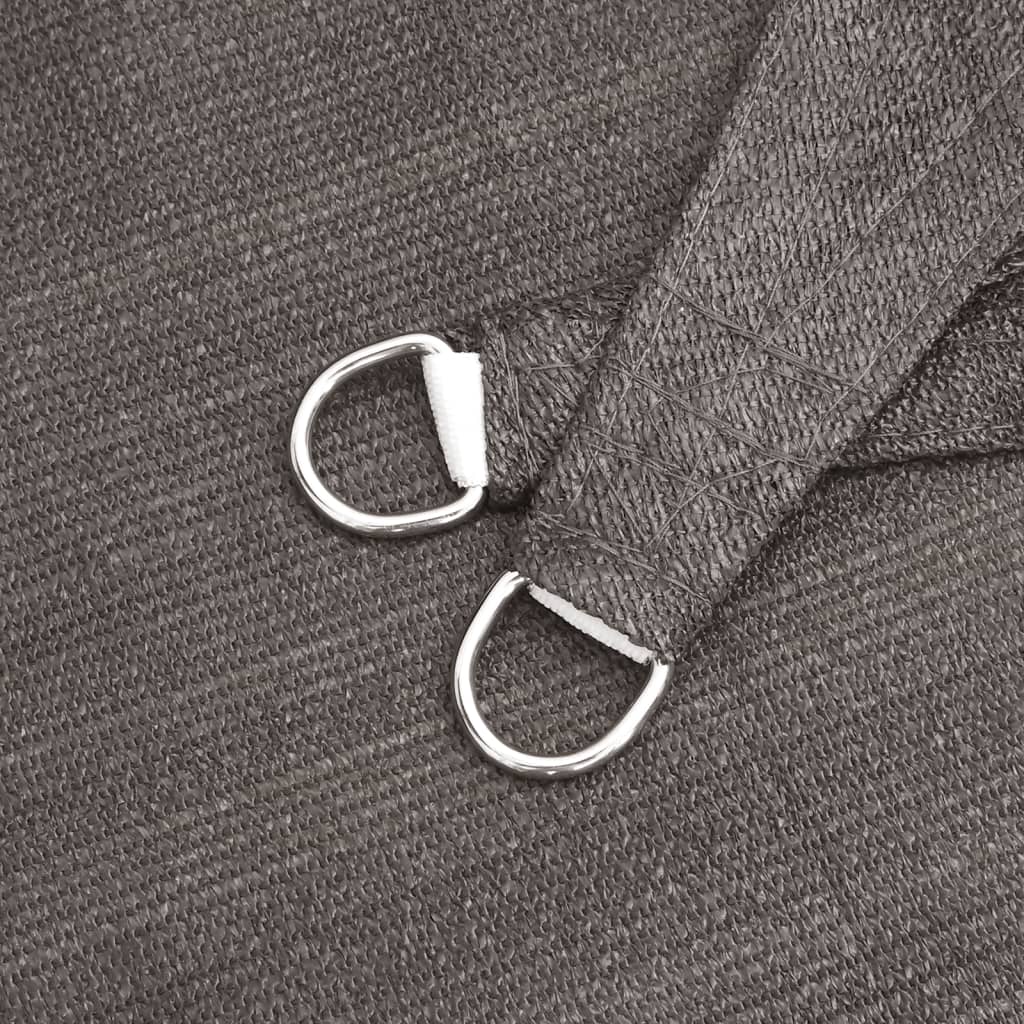 Uždanga nuo saulės, antracito spalvos, 4x5x6,8m, HDPE, 160g/m²