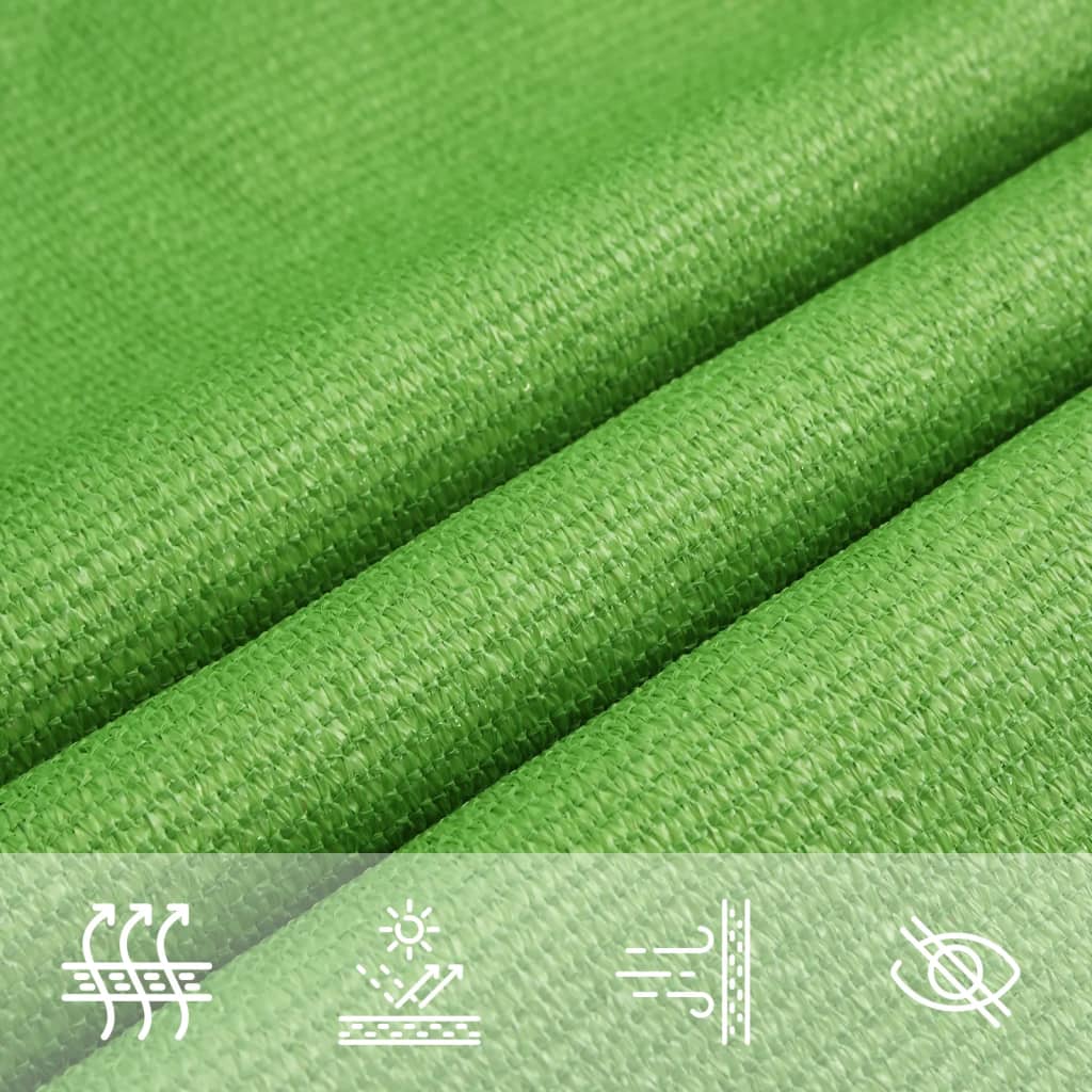 Uždanga nuo saulės, šviesiai žalia, 4,5x4,5m, HDPE, 160g/m²