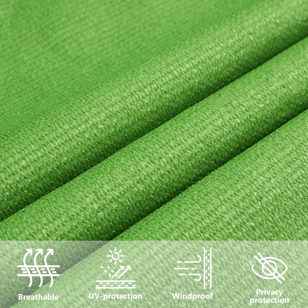 Uždanga nuo saulės, šviesiai žalia, 2x2,5m, HDPE, 160g/m²