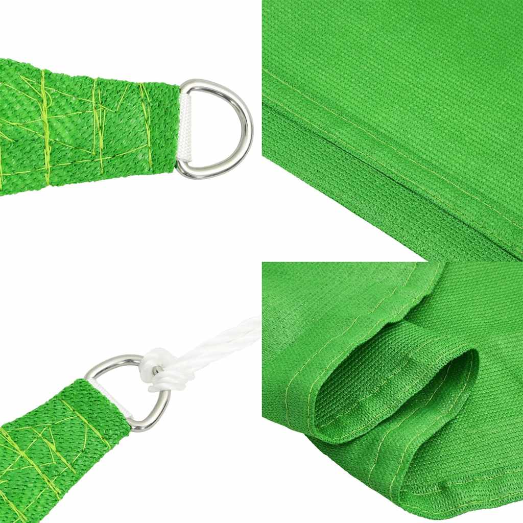 Uždanga nuo saulės, šviesiai žalia, 3x4x5m, HDPE, 160g/m²