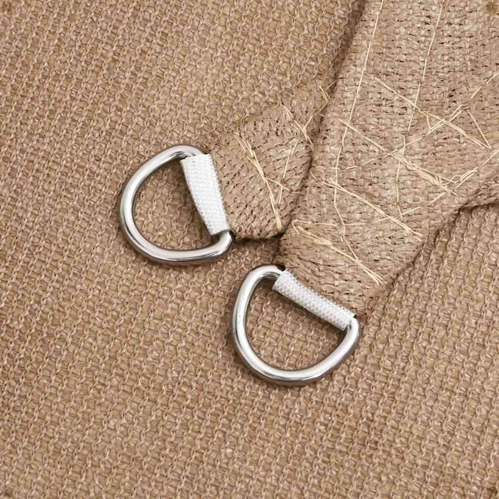 Uždanga nuo saulės, taupe spalvos, 2,5x2,5m, HDPE, 160g/m²
