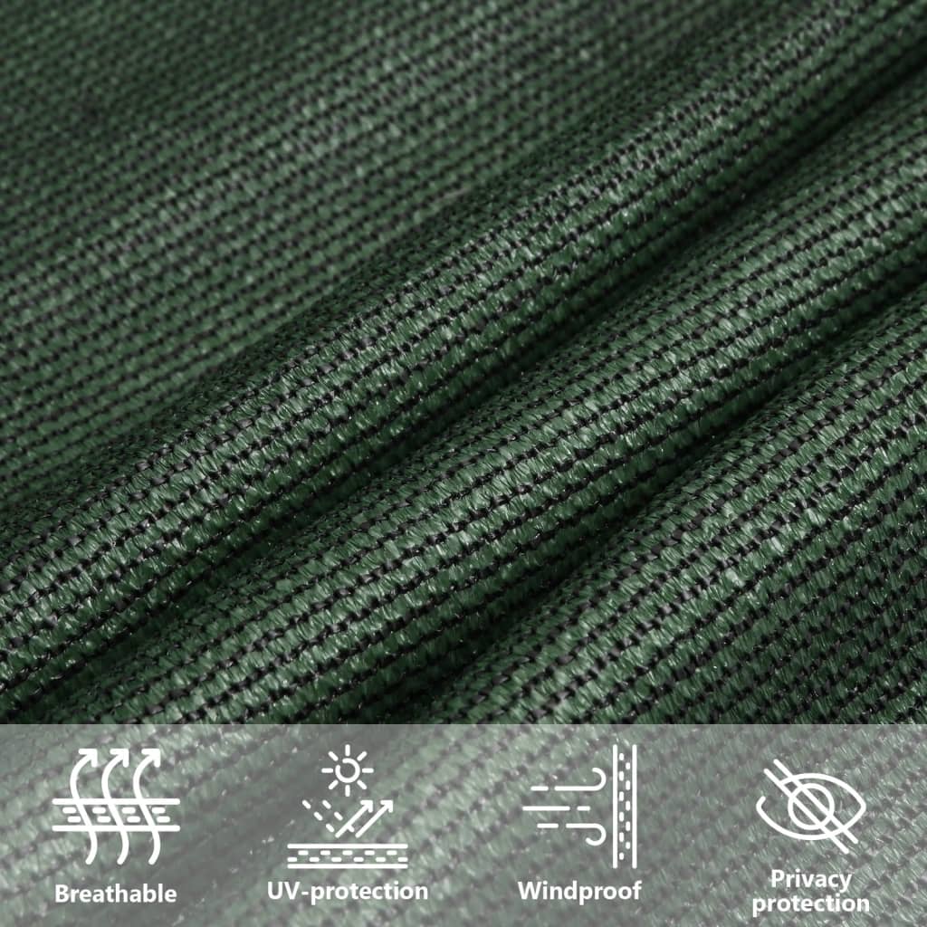 Uždanga nuo saulės, tamsiai žalia, 2x2,5m, HDPE, 160g/m²